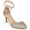 Gold, variant on Journee Womens Luela Pointed Toe Mid Heel Evening Pumps