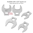 thumbnail image 4 of 3/8 Inch Drive Crowfoot Set 19mm Adjustable Mechanical Tool Kit Fastener Accessory Grade 8PCS, 4 of 6