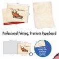 thumbnail image 2 of 10 Merry Christmas Note Cards Pack (4 x 5.12 Inch) - CHRISTMAS ANTIQUITIES M6719XSB, 2 of 6