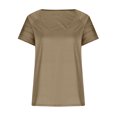 thumbnail image 4 of Camiseta informal holgada y versátil con cuello en V y estampado fresco para mujer OAVQHLG3B Store  lin121212, 4 of 5
