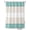 Turquoise beige, variant on Fsddascl Turquoise Beige Stripe Shower Curtain Set - 36" x 78" Washable Bathtub Curtain with 12 Hooks, Modern Art Horizontal Striped Waterproof Fabric Stall Shower Curtains for Bathroom/Bathtub