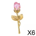 thumbnail image 1 of 6xGlass Rose Flower Gift Regalo De Bodas Navidad Romántico Para Mujeres Su Abuela, 1 of 8