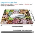 thumbnail image 3 of Succulents Mouse Pads, Natural Plants Mousepad for Design, Non-Slip Rubber Base Mousepad,Custom Rectangle Mouse Mat for Laptop, 3 of 5