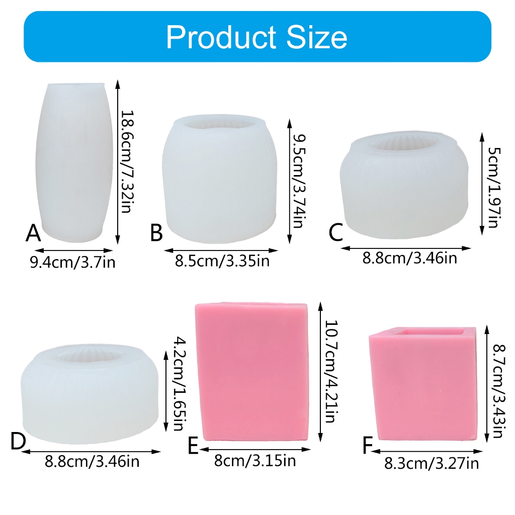 Tealight Holder Molds Clay Molds Candle Cup Molds for Epoxy Resin Project