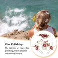 thumbnail image 1 of 4 Pièces Mariage Fleur Peignes Décorations Ensemble Filles Coiffure Coiffure Mariée Dressing Parure Bijoux Accessoire de Mode Rouge Foncé, 1 of 1