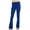 Sapphire, variant on Womens Solid Foldover Lounge Flared Cotton Yoga Pants
