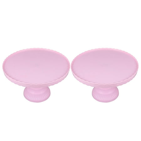

2pcs Birthday Wedding Party Cake Display Plate Party Cupcake Storage Stand