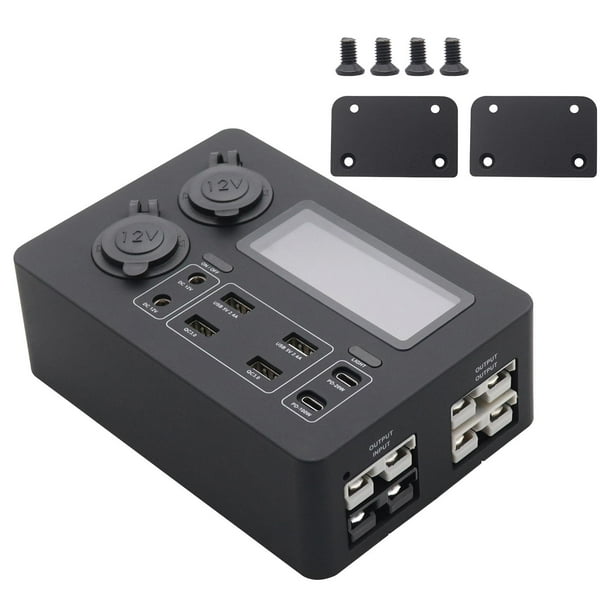 La mini caja de alimentación de 12 V distribuye el cargador de energía hasta 6 dispositivos USB simultáneamente con 4 enchufes , 6 USB y 2 enc Caja de energía