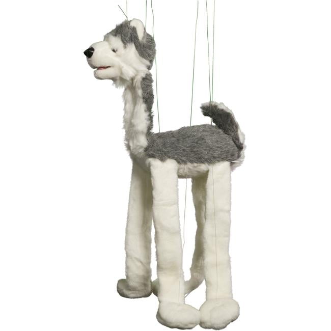 Yarn Horse Four Legged Brown & White String Marionette 12" Puppet 