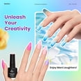 thumbnail image 6 of Beetles Gel Nail Polish Set, 63 PCS 55 Colors Gel Polish Kit with Nail Art Stickers, Brush, Base Coat, Glossy and Matte Top Coat for UV LED Manicures, 6 of 6