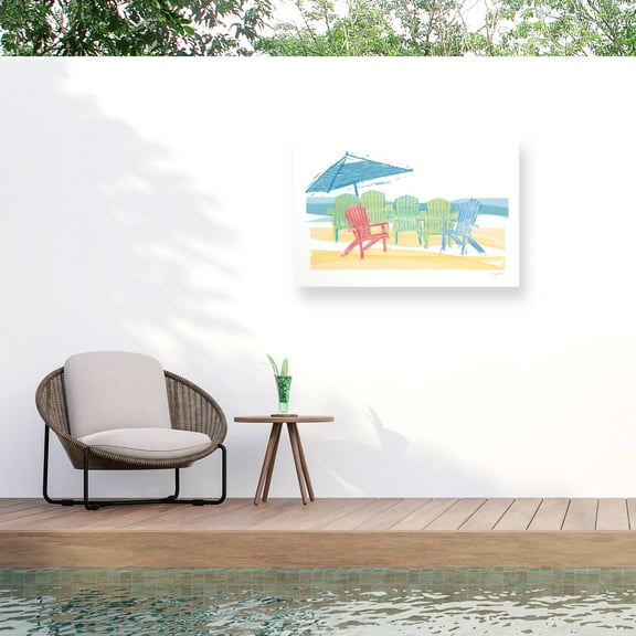 Avery Tillmon 'Easty Life I' Outdoor Canvas