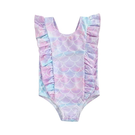 

Toddler Kids Baby Girls One-piece Swimsuit Swimwear Beachwear Bathing Suit