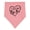 Mauve and Natural, variant on Inktastic I Love My Big Bro in Black Chalk Heart Baby Bandana Bib