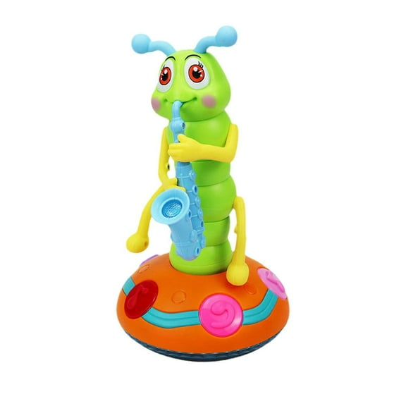 Dancing Saxoone Caterpillar Fny LED Colorful Lights Electric ьσ sic✨i L7J6