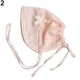 thumbnail image 2 of LNMQLPDBS Baby Girl Hats Breathable Infant Hat with Flower Toddler Girls Packable Summer Sun Hat with Chin Strap Cute Newborn Sunshade Hat for Baby Girls Boys Summer-Outdoor Hat ﻿﻿, 2 of 7