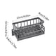 thumbnail image 3 of Organizador de fregadero con bandeja de drenaje automático | Soporte para esponjas y cepillos con toallero | Soporte de plástico duradero para esponjas y jabón para organizar la encimera de la, 3 of 9