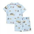 thumbnail image 2 of Centric Brands Bluey & Bingo Girls 2pc Pool Day Pajama Set  Button-Down Collar Top & Shorts  Infant & Toddler Sizes 12M4T, 2 of 3