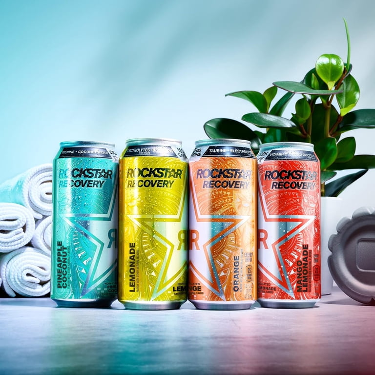 Rockstar Energy Drink with Caffeine Taurine and Electrolytes