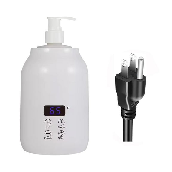 Massage Oil Warmer Bottle Profional Electric Lotion Digital Heater For SPA ьπ O7L8