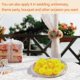 thumbnail image 3 of 50 Pcs Marigold Flower Heads Bulk Artificial Flowers with Stems DIY Marigold Garland Day of The Dead Decoration Dia De Los (Yellow,2.4 Inch), 3 of 4