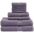 thumbnail image 3 of Madison Park Signature 8-Piece Cotton Towel Set in Light Purple, 3 of 11