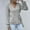 Gray, variant on Sweaters For Women Clearance Plus Size Pullover Sweaters For Women Loose Solid Color Waist Belted V-Neck Long Sleeve Tops