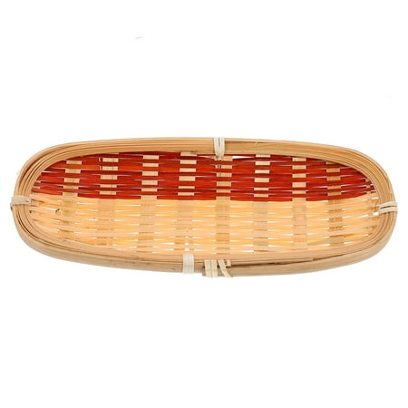 

Dried Fruit Basket Bamboo Snake Tray Bamboo Sashimi Tray Decorative Bamboo Craft