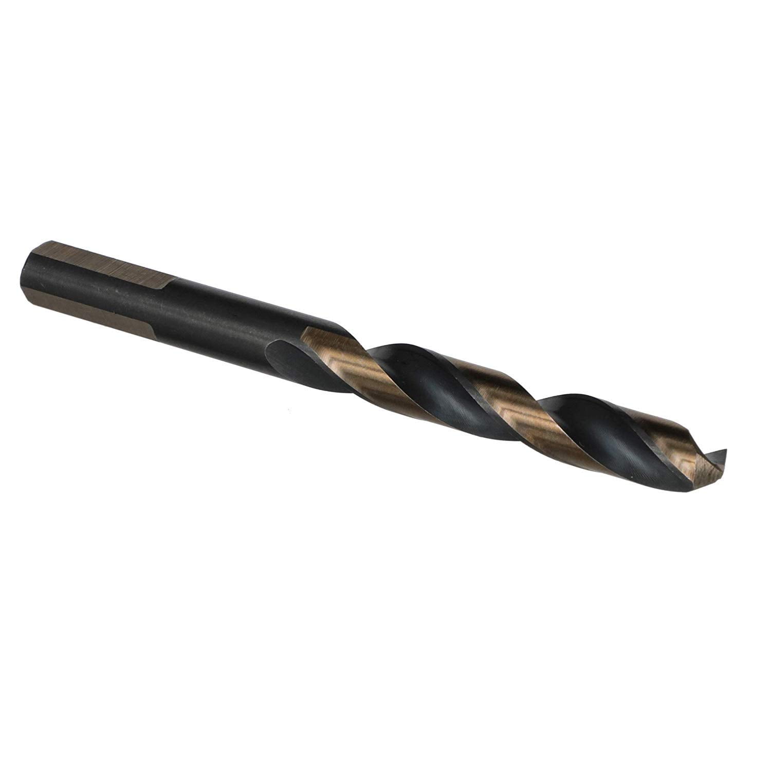 17/64" HSS Black & Gold KFD Split Point Mechanic Length Drill Bit, 3