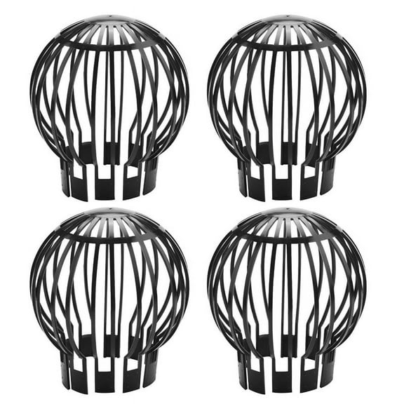 HOT 4PCS Gutter Guard Downspouts Filter Strainer Preventing Leaf Debris Branches Roof Moss From Clogging the Pipes