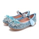 thumbnail image 1 of Zapatos de lentejuelas de cristal para niñas, zapatos planos para niñas pequeñas, zapatos de princesa para banquetes con lazo brillante, 1 of 6