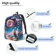 thumbnail image 3 of Disketp Colorful Donut Mochila de Lona Estampada, Mochila Escolar de Viaje Ligera para Estudiantes y Portátil-Small, 3 of 5