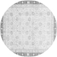 thumbnail image 1 of Ahgly Company Indoor Round Oriental Gray Traditional Area Rugs, 5' Round, 1 of 4