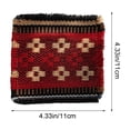 thumbnail image 3 of Linnome Boho Woven Cotton Coaster Heat Resistant Tabletop Drink Mat Anti Slip Decorative Cup Trivet for Coffee Tea Mugs Dining Table Home Decor, 3 of 6