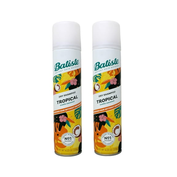Batiste Tropical Dry Shampoo Exotic Coconut 4.23 oz - 2 Pack