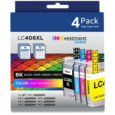 LC406 Brother Ink Cartridges LC406 Ink Cartridges LC406XL for Brother MFC-J4335DW MFC-J4535DW