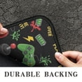 thumbnail image 6 of Green Red Controllers Games Icons Black Pattern Door Rugs,Washable Non Slip Door Mats Indoor,Decorative Door Mats,Entry Mat Indoor for Entrance,Bedroom,Kitchen,Bathroom,30"x17", 6 of 6
