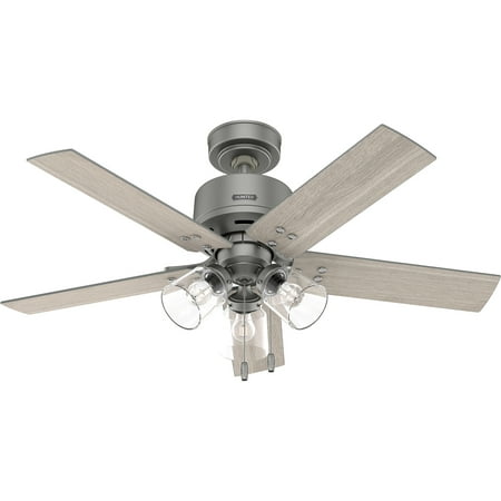

Hunter Sencillo 44 Led Sencillo 44 5 Blade Led Indoor Ceiling Fan - Silver
