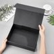 thumbnail image 4 of Paper Fold Boxes Gift Wrapping Boxes for Jewelry Candy Wedding Party Favors Rectangle Black 8x11x3-5/8 inch(20.2x28x9.3cm), 4 of 5