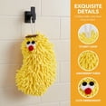 thumbnail image 3 of Unique Bargains Cartoon Chenille Hand Towels for Bathroom Yellow/Orange 10" x 6"/5" x 6", 3 of 6