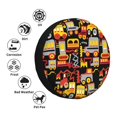 thumbnail image 4 of Fotbe Cars Funda de Llanta de Repuesto con Estampado, Engrosada, Ajuste Universal para Jeep, Remolque, RV, SUV, Camión-14 inch, 4 of 6