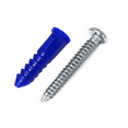 thumbnail image 4 of Everbilt #10-#12 x 1-1/4" Nylon Drywall Anchors with Screws, 2 Pk, 4 of 6