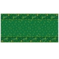 thumbnail image 2 of TUOBARR St. Patrick's Day Green Check Party Tableware Disposable Table Cloth, 2 of 5