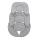 thumbnail image 4 of Forro de almohadilla de asiento, cojín de asiento de cochecito cómodo, tapete de forro grueso, cojín de cochecito gris, 4 of 9