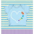 thumbnail image 2 of Shop4Ever Autism Love Heart Puzzle Pieces Baby's Bodysuit Infant Cotton Romper 24 Months Light Blue, 2 of 5