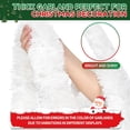 thumbnail image 4 of 60 Ft Christmas Tinsel Garland White Thick Tinsel Garland Xmas Tree Decorations Metallic Tinsel Twist Garland for Christmas, Birthday, Party Decor Indoor Outdoor Party Supplies, 4 of 10