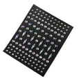 thumbnail image 1 of maskred Eye Face Rhinestone Self Adhesive Stickers Makeup DIY Costume Accessory Type 5 1Set, 1 of 6