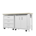 thumbnail image 6 of 3-Piece Fortress Mobile Space-Saving Steel Garage Cabinet and Worktable 3.0 y, 6 of 11