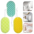 thumbnail image 5 of ATriss 3Pcs Bathing Sponge Body Scrubbers Clean and Exfoliating Shower Bathing Tools Sponge with Hanging Rope for Women Men (Random Color), 5 of 11