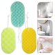 thumbnail image 3 of 3 esponjas de baño para exfoliar el cuerpo, limpias y exfoliantes, con cuerda para colgar, para mujeres y hombres., 3 of 6