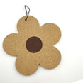 thumbnail image 2 of Posavasos de madera con forma de flor de estilo nórdico, posavasos de corcho, tapete aislante para cocina, tapete para mesa de comedor L, 2 of 5